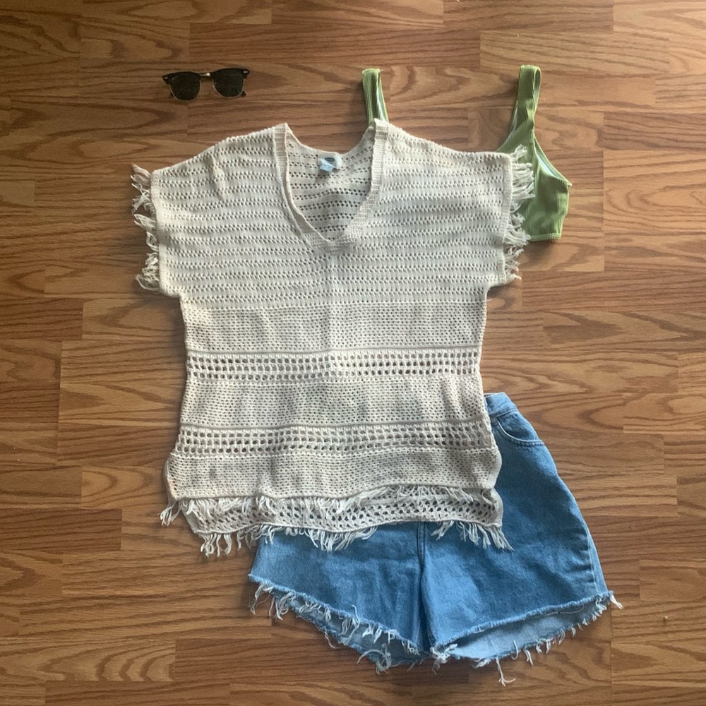 Knitted Bikini Swim Coverup/Sweater